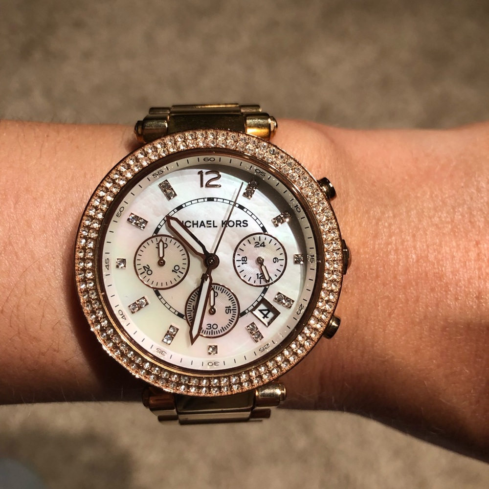 Michael Kors watch rose gold